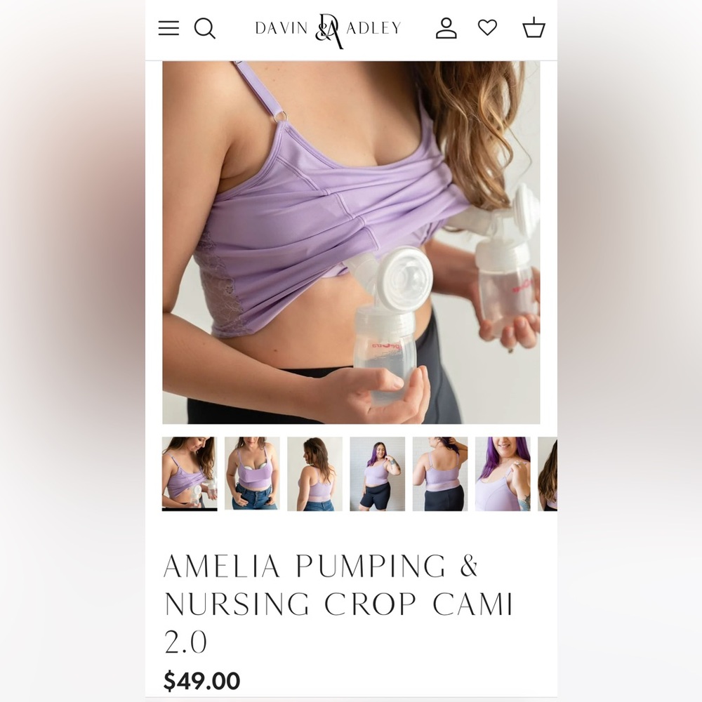 Davin & Adley Amelia pumping cami